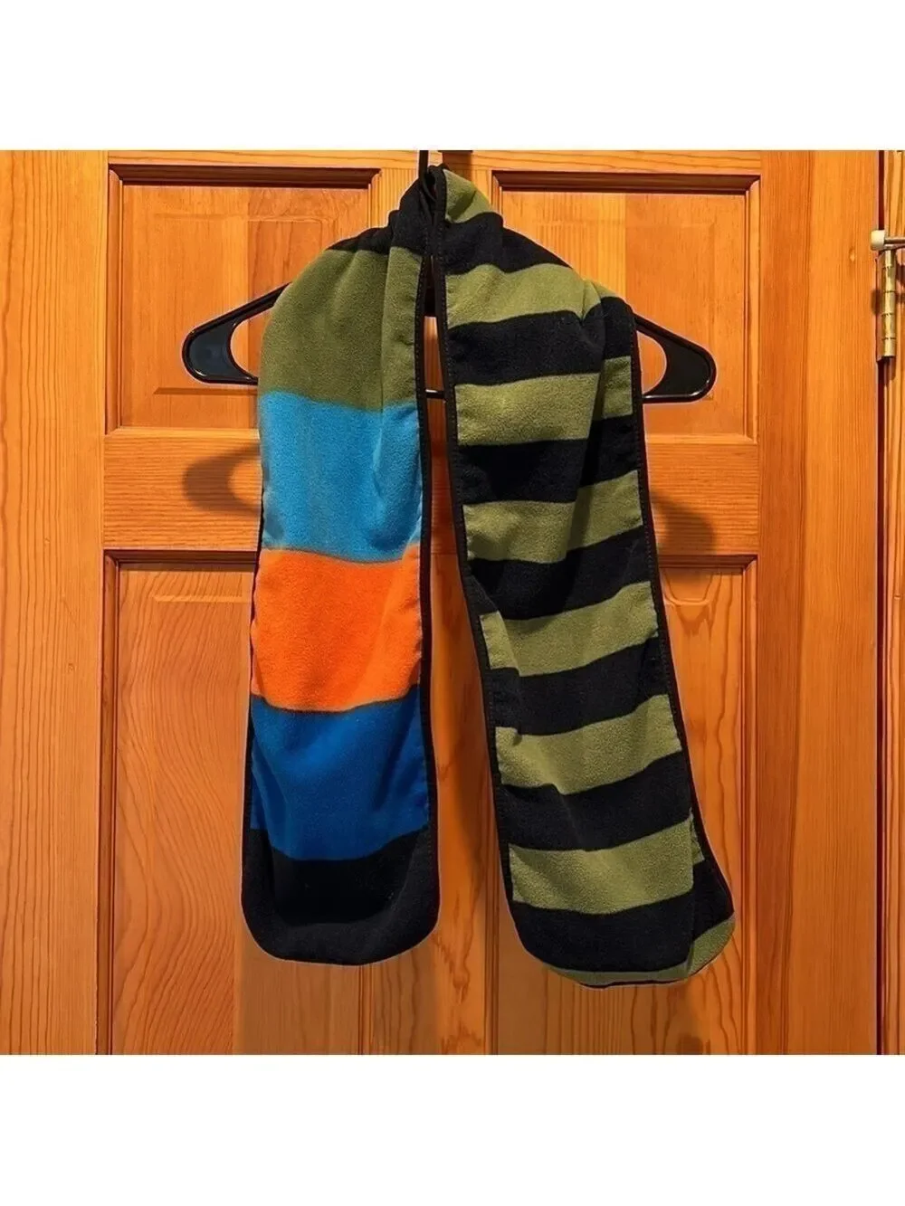 GAP Kids Green, Blue, Orange Striped Scarf